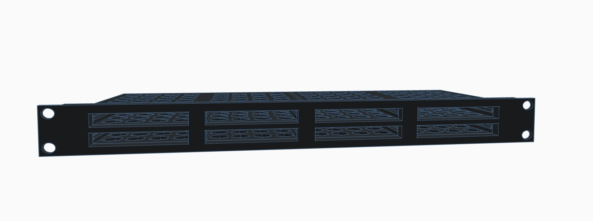 19" Rack 1U Rack Mount For Panduit FHCXO-12-10BN
