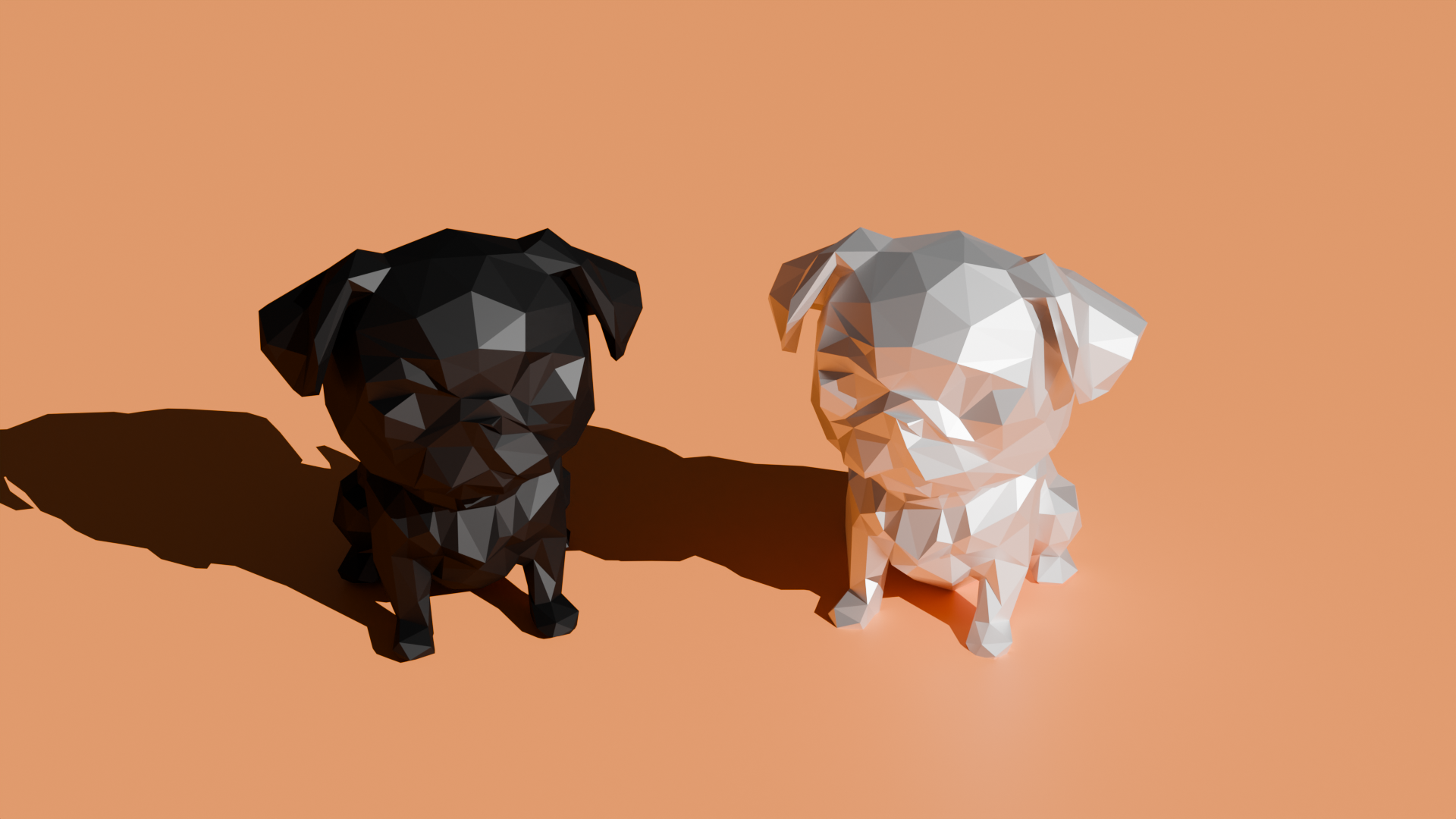 Low Poly Pug