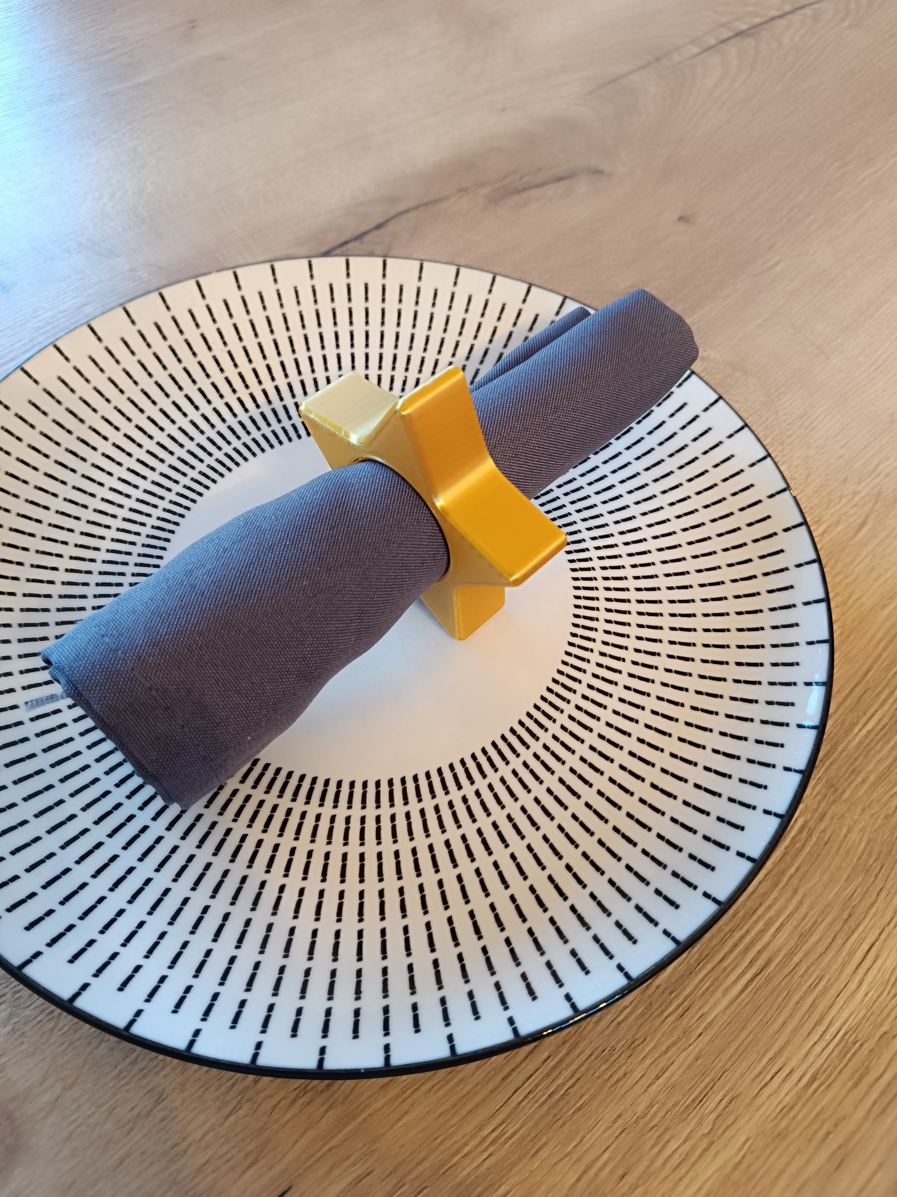 Rond de serviette étoile