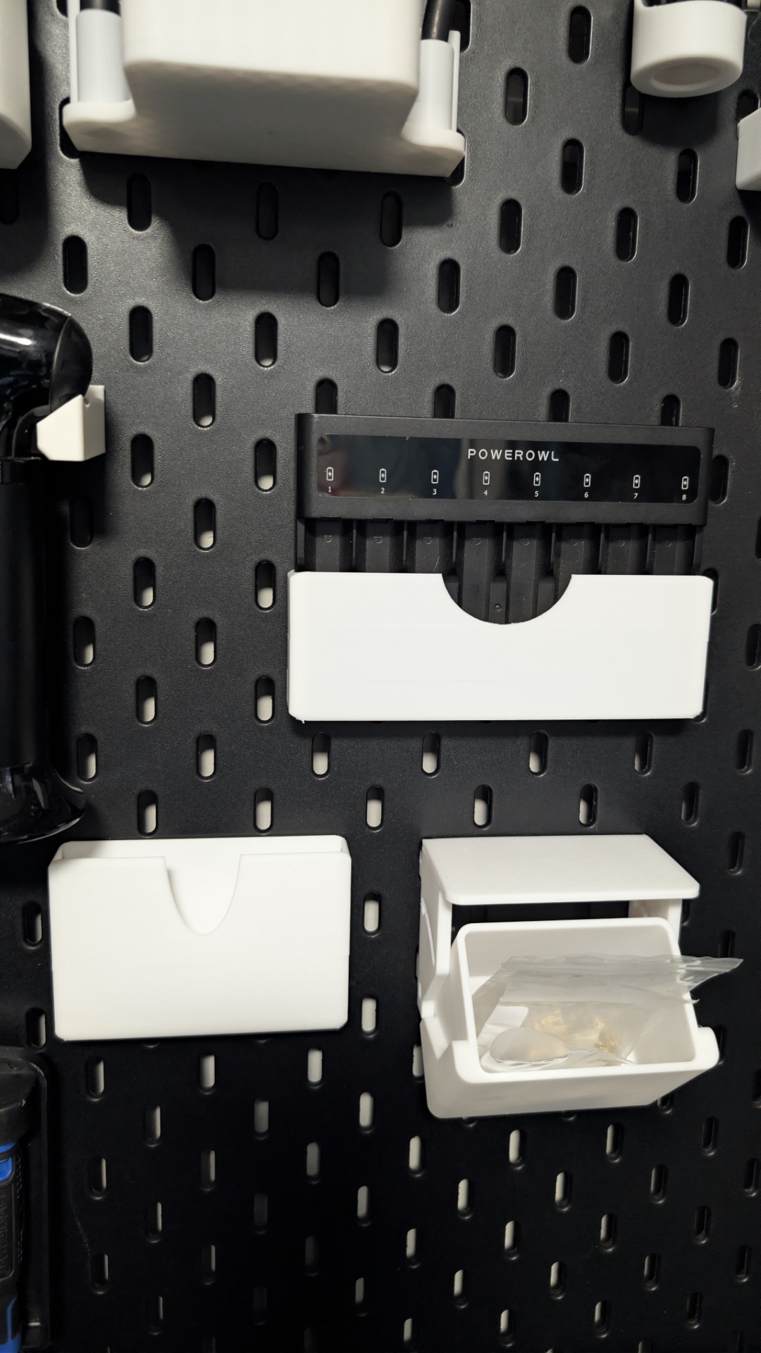 Powerowl Smart Battery Charger Mount for IKEA Skadis (FY-828)