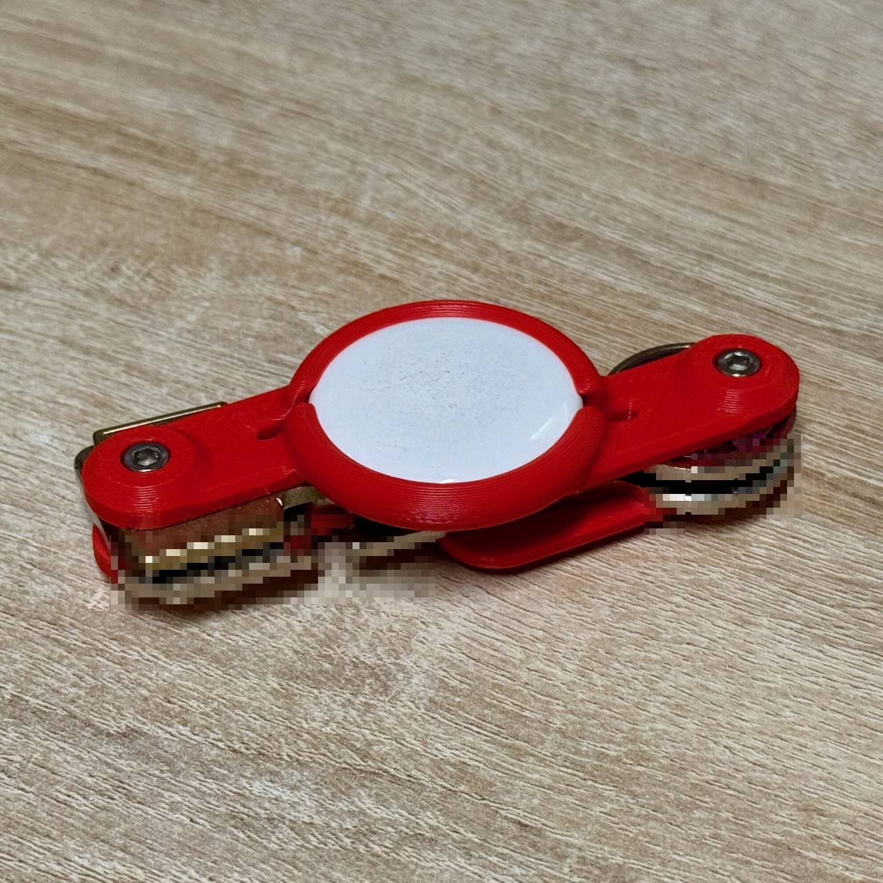 Minimalist Key Organizer with embedded AirTag