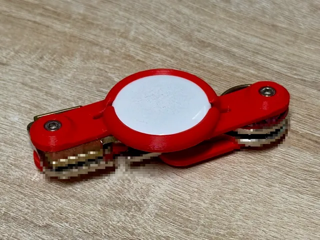 Minimalist Key Organizer with embedded AirTag