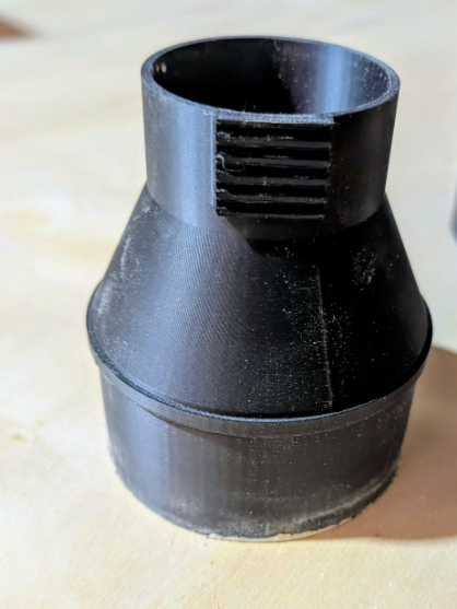 Shop Vac Hose to Dust Collector adapter