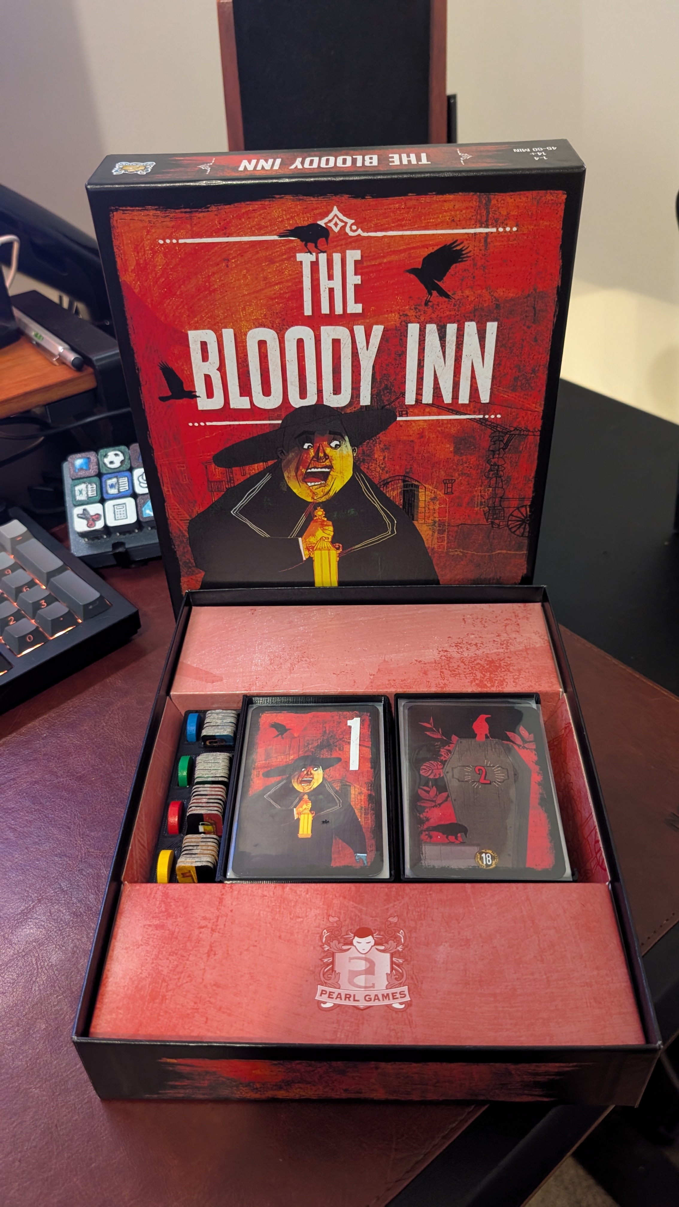 The Bloody Inn Boardgame inserts