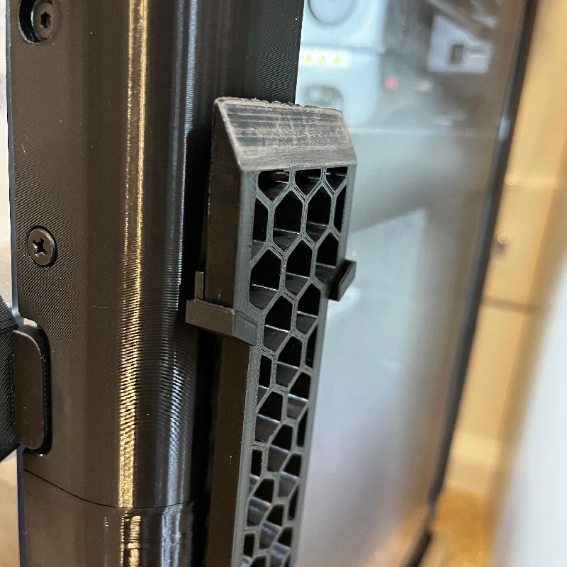 Hex Scraper Holder for Flashforge AD5M Enclosure by LetItRipMT ...