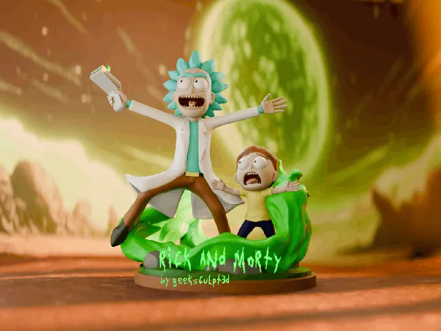 Collectible Rick and Morty Figurine