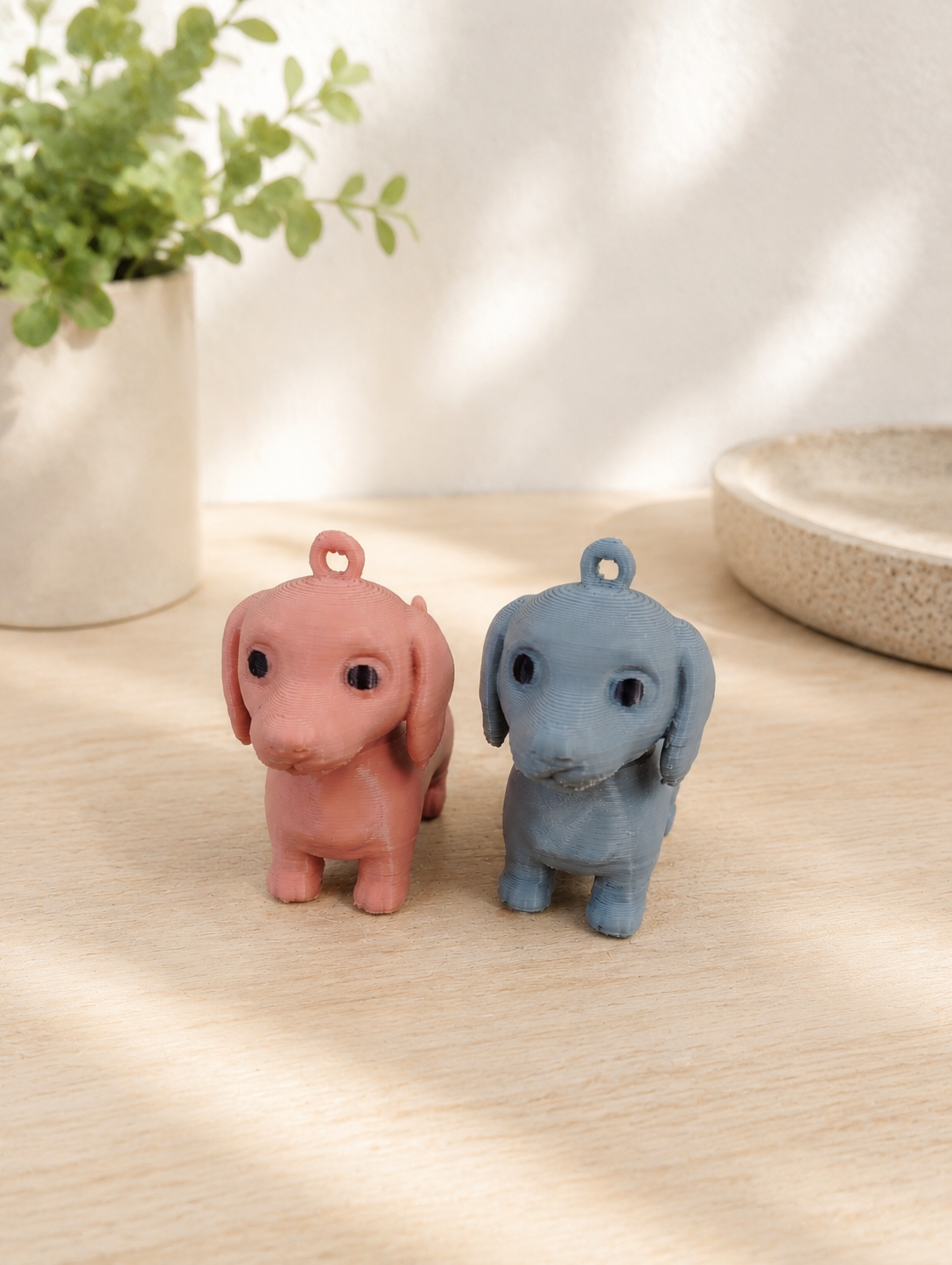 Cute dachshund - Keychain