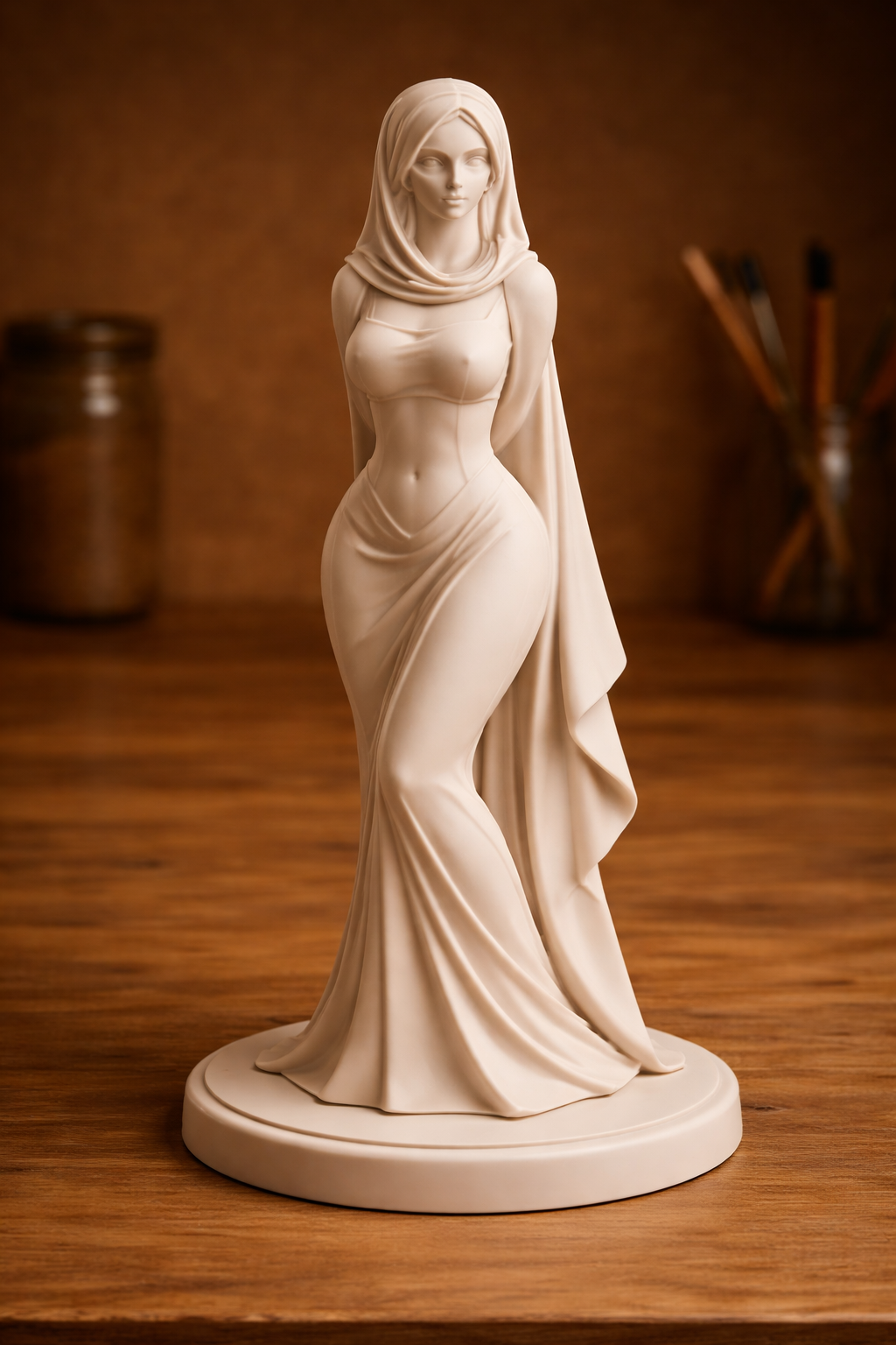 Desert Veiled Beauty Statue