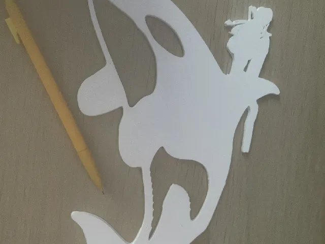 Killer Whale & Diver Wall Art – Oceanic Relief