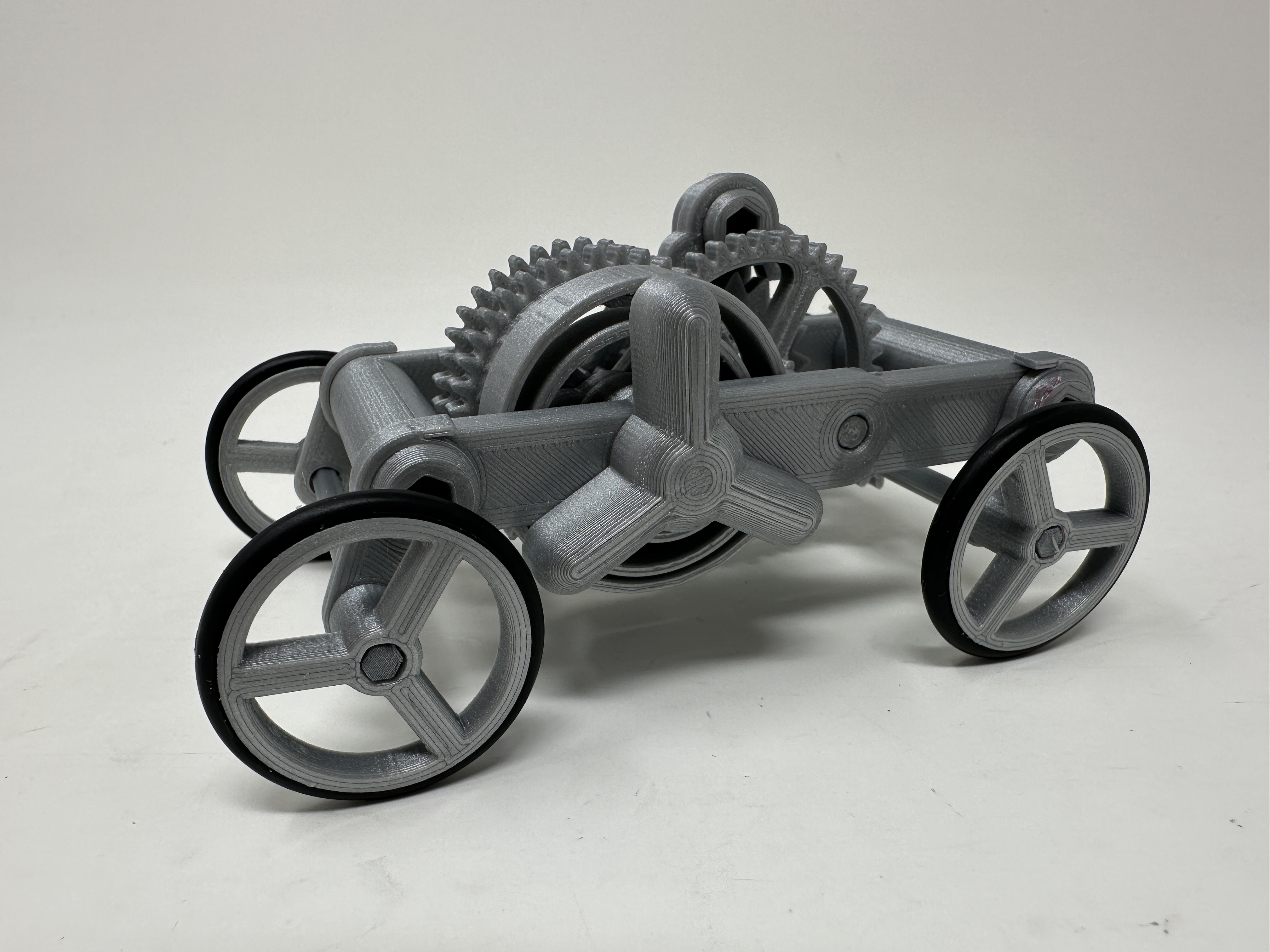 Runaway Escapement Mechanism With Optional Windup Car