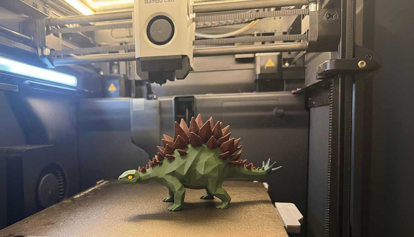 Low Poly Stegosaurus