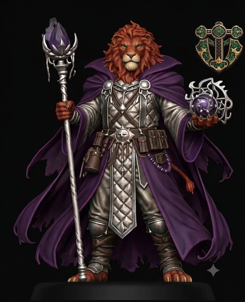 Leonin Warlock — miniatura 2