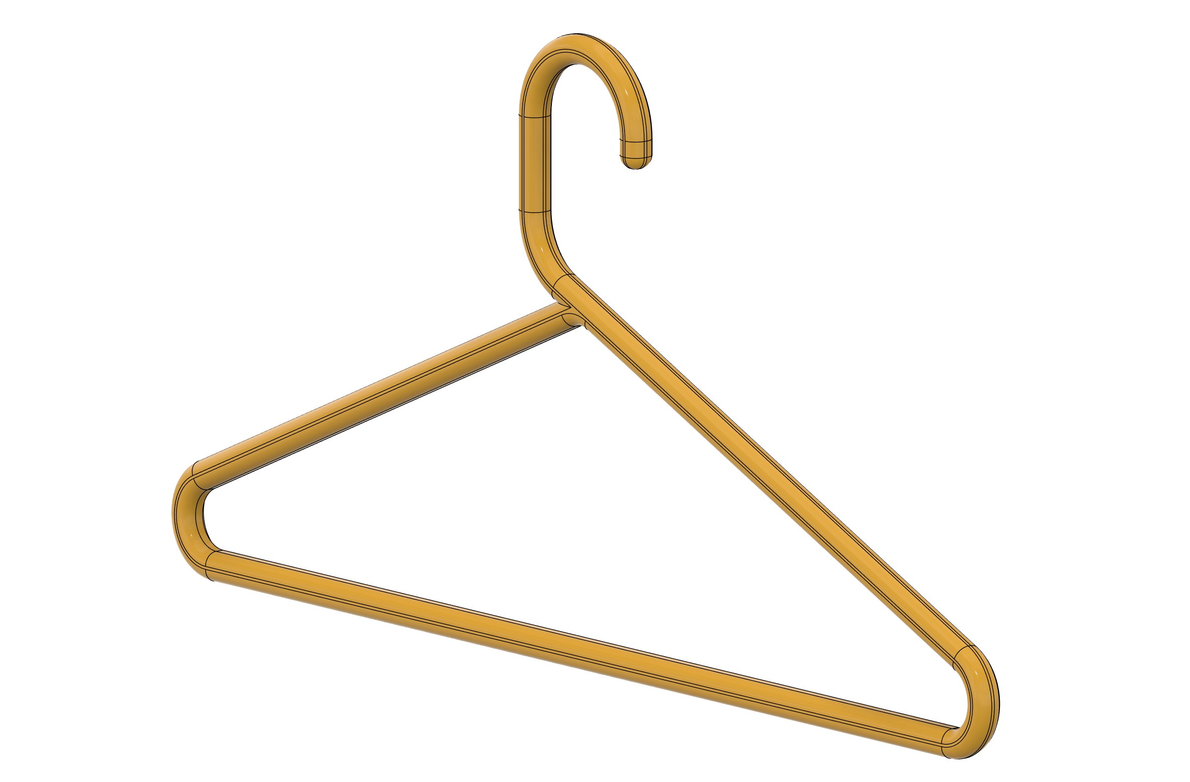 Simple Full Size Coathanger (parametric + 3 weights included)