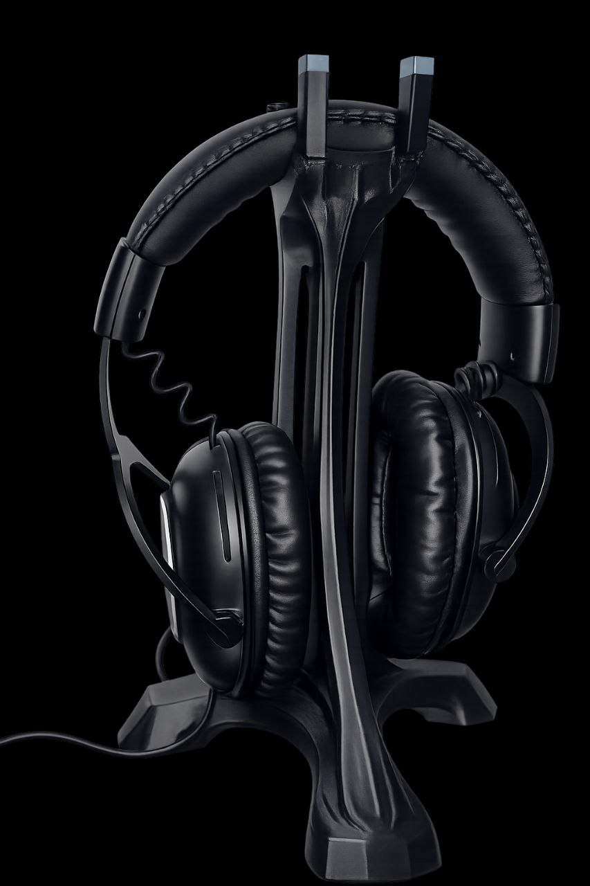 Futuristic Headphone Stand – Custom Fit for Logitech G Pro | Minimal Sci-Fi Design