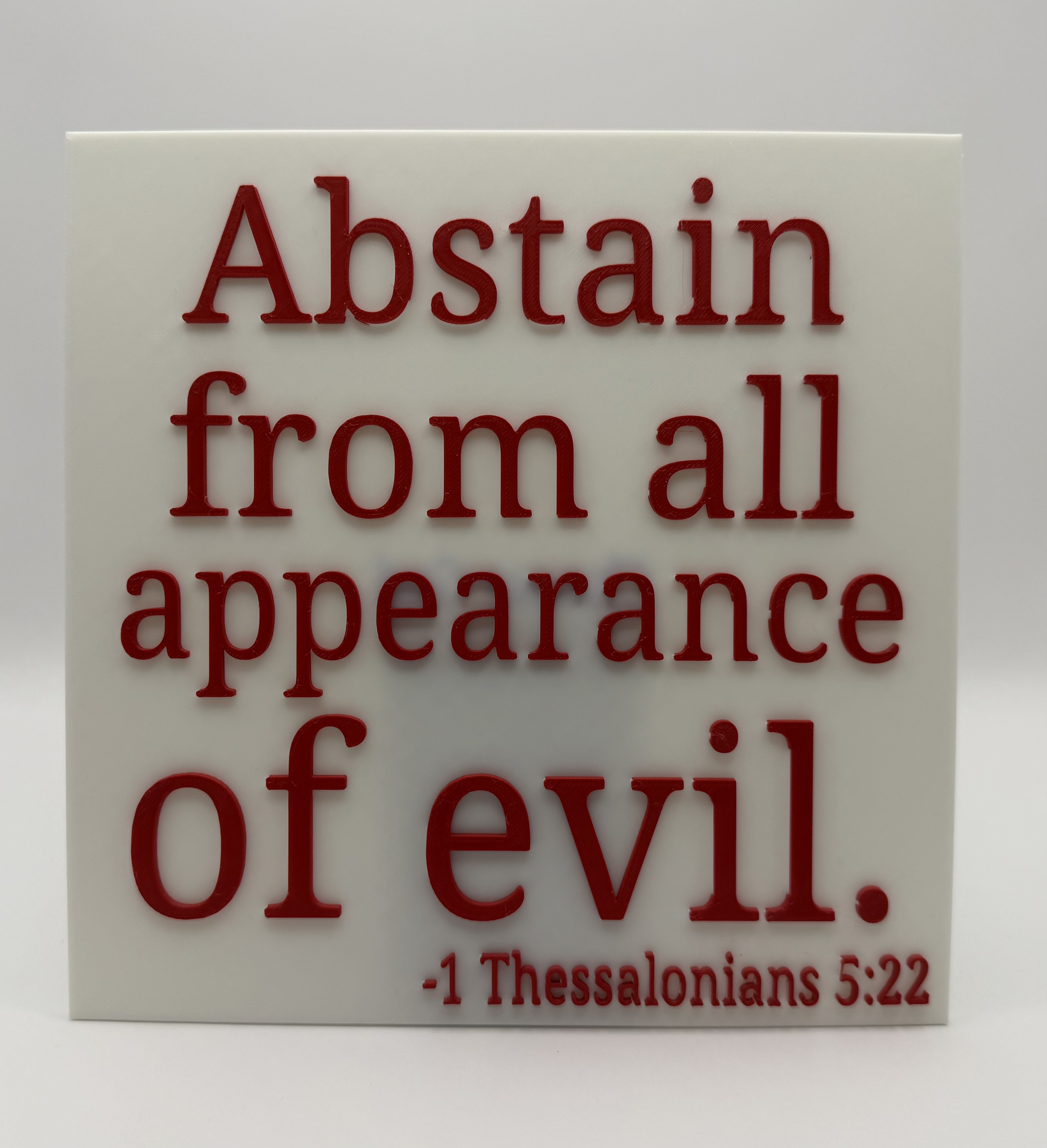 Choose God, Not Evil