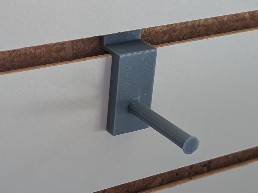 Slatwall Peg - 1.5" Long x  0.25" Diameter