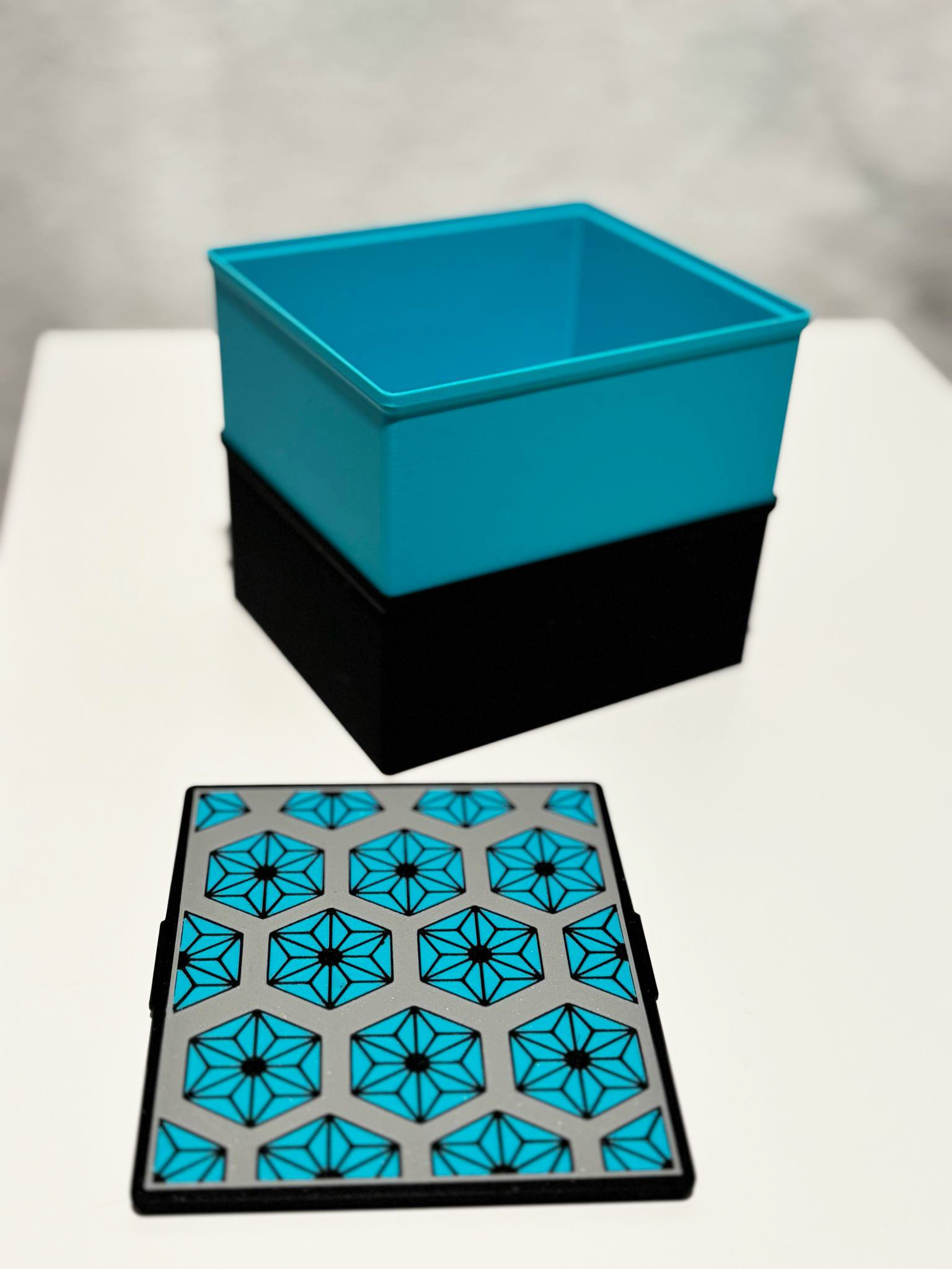 Modern stackable modular box