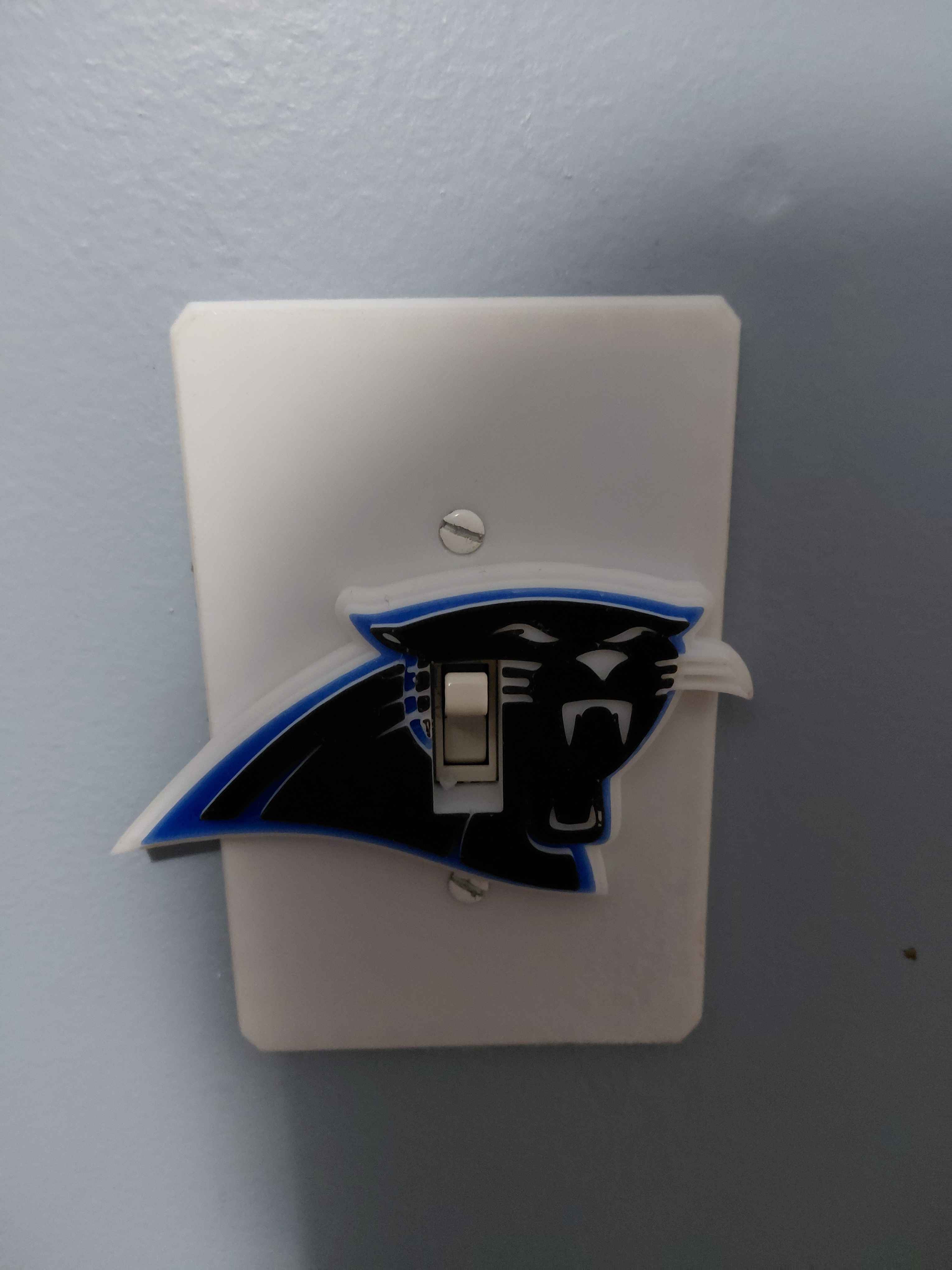 Carolina Panthers Light Switch