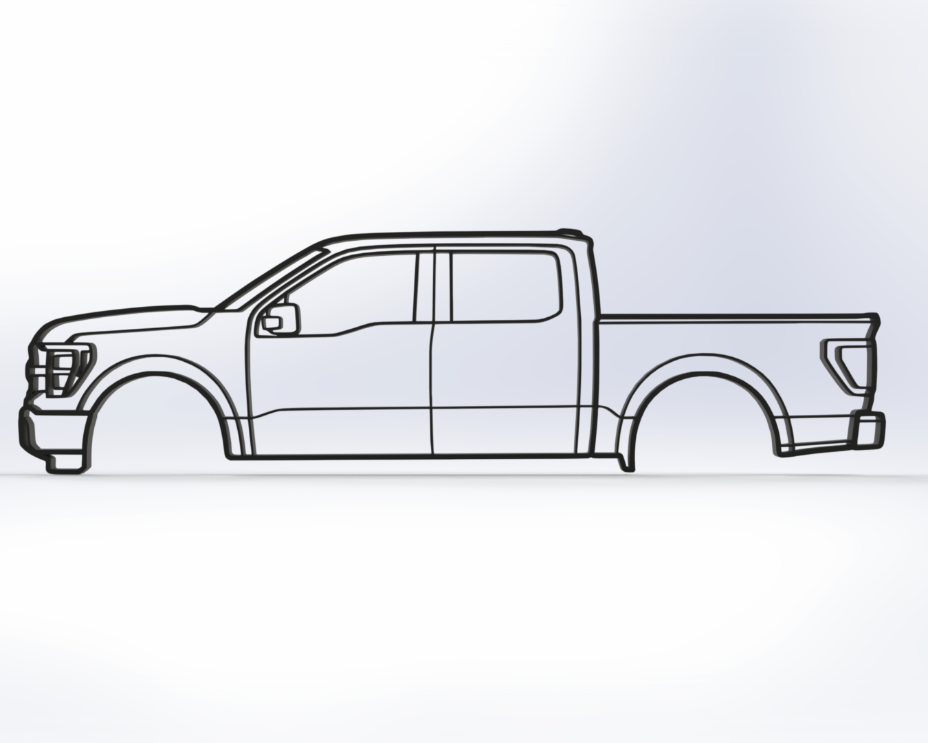 Ford F-150 2D Wall art