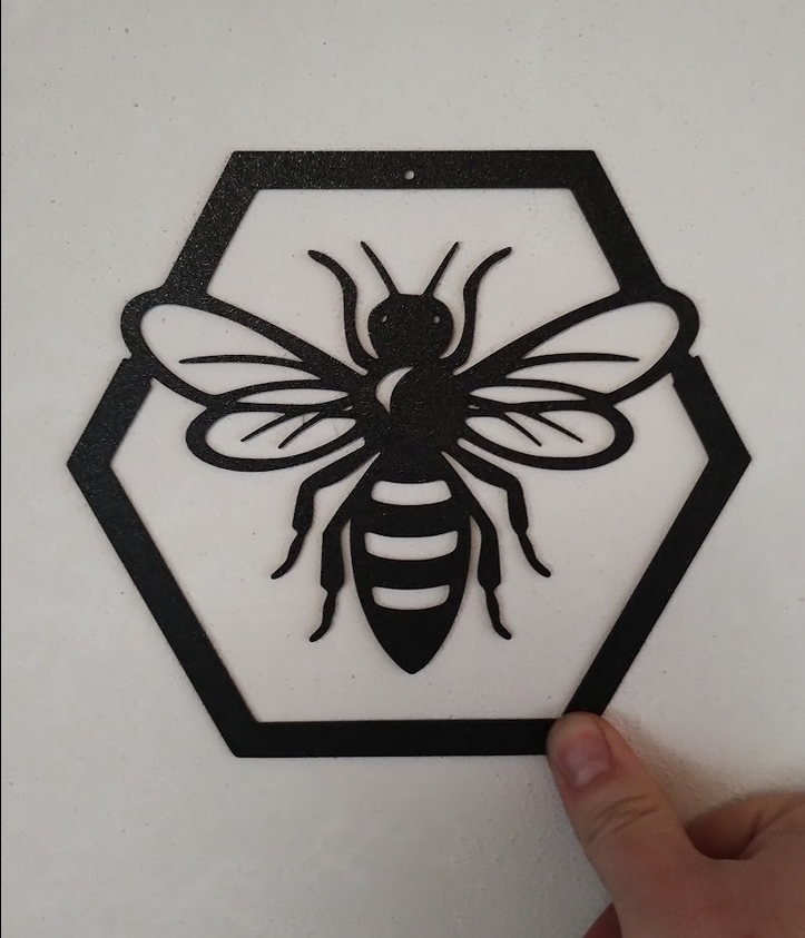 Včela dekorace na zeď / Bee wall decoration