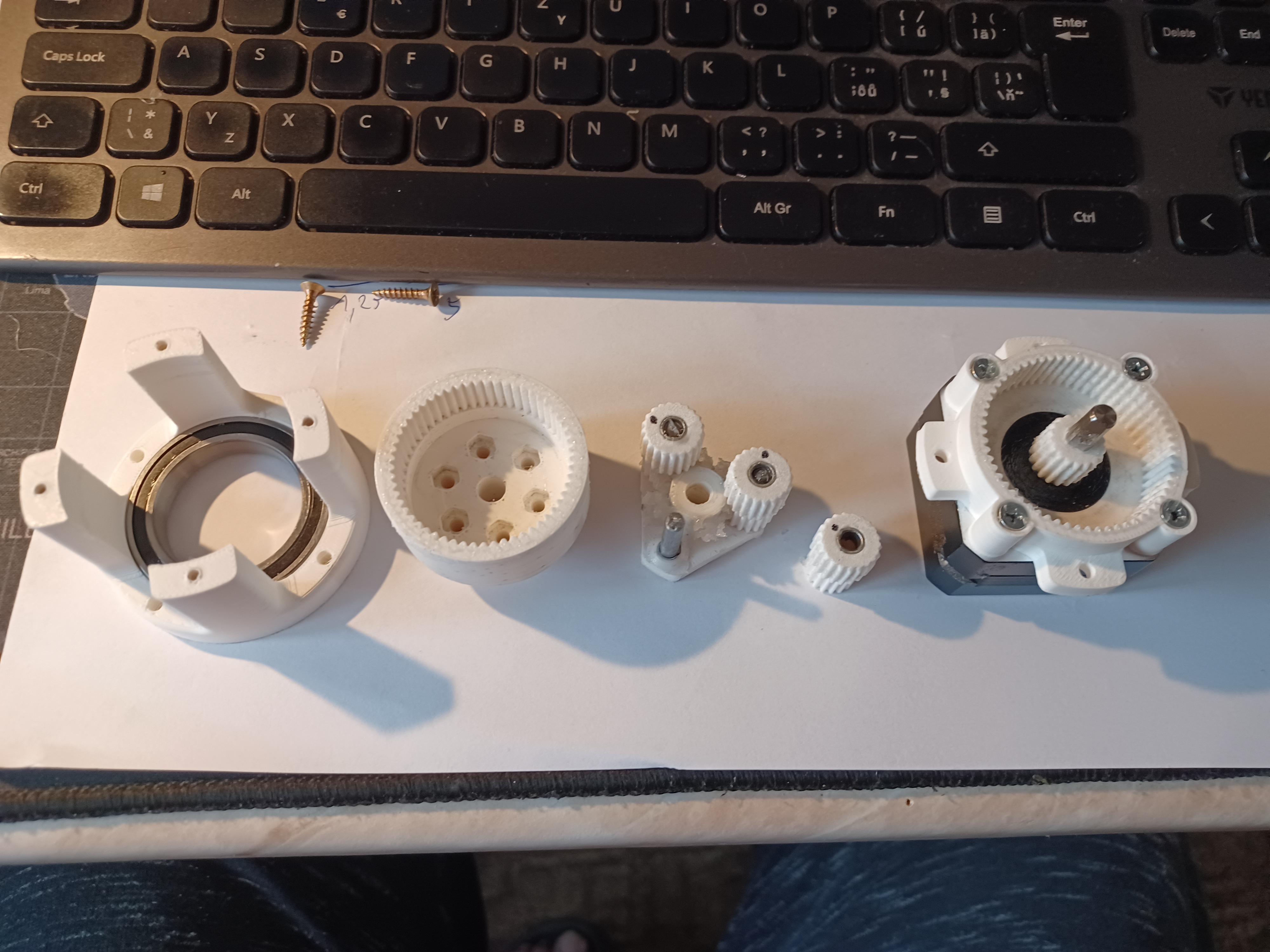 Miniature planetary gearbox 1:44,33 pro NEMA 17