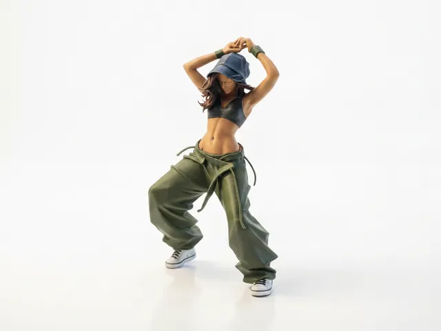 Dancing Woman Figurine Female Figure 3D Printable