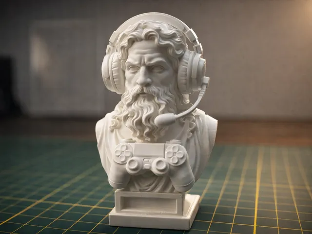 Zeus gaming bust marble