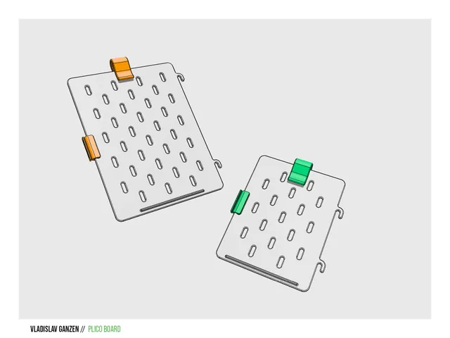 Plico Clipboard System For Skadis