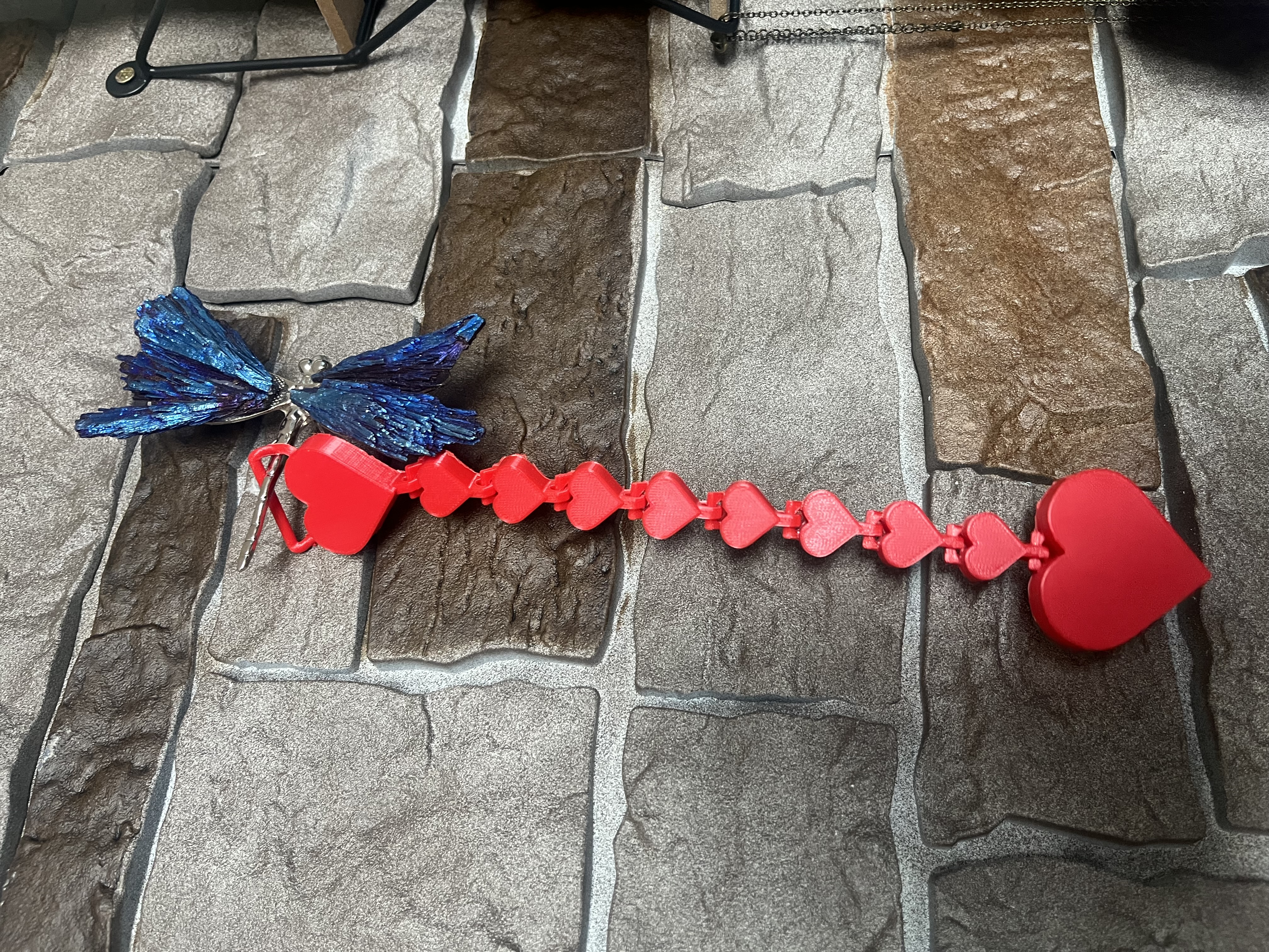 Miniatura 5 do modelo 3D Heart Bracelet