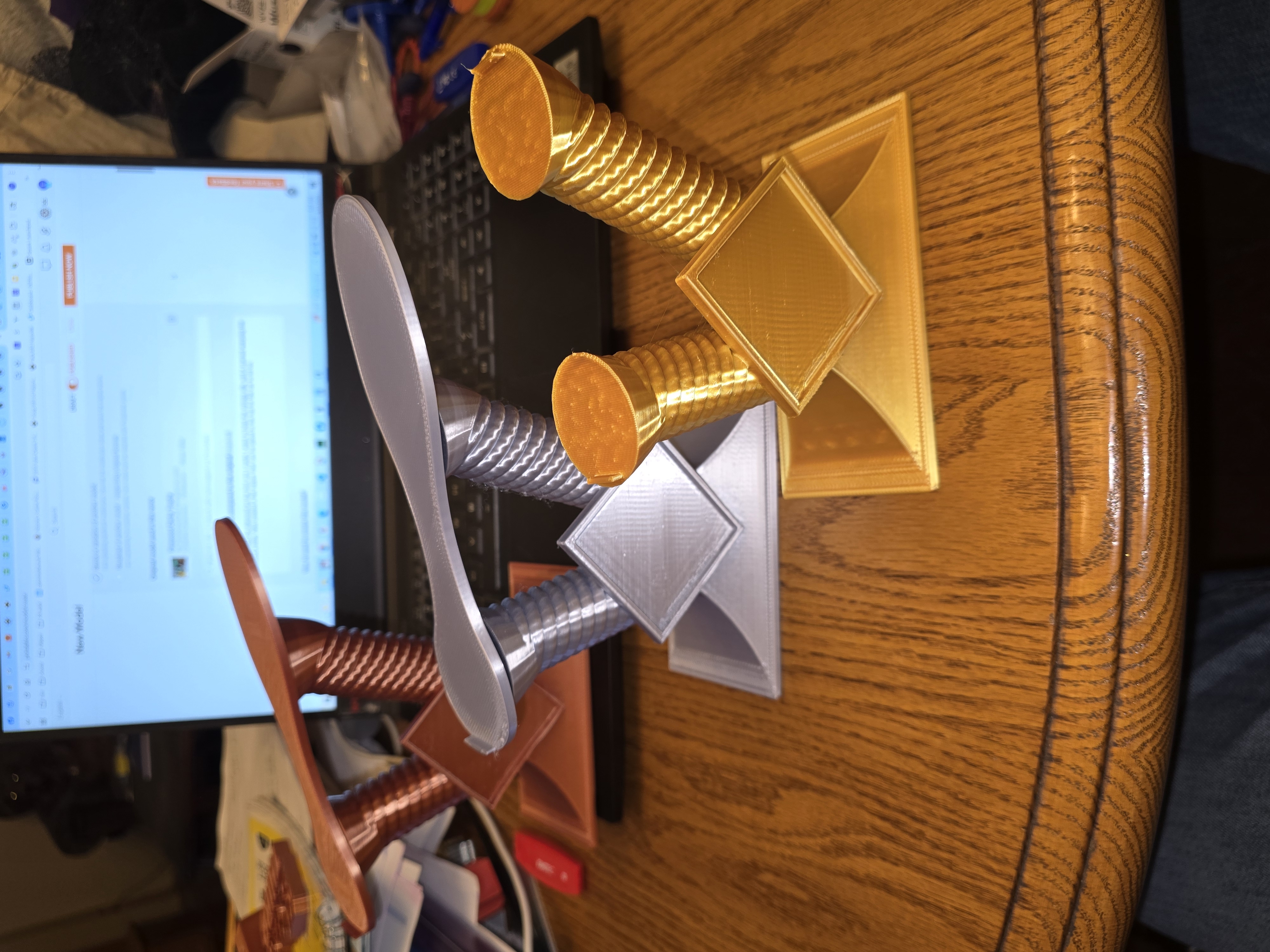 Pinewood Derby Trophy V model Thickened diamond and Flat topper 3D model