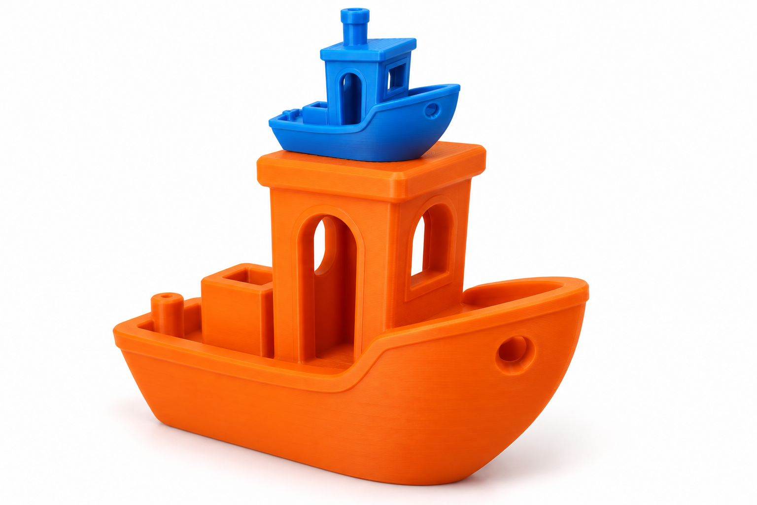 Benchy on top of a benchy