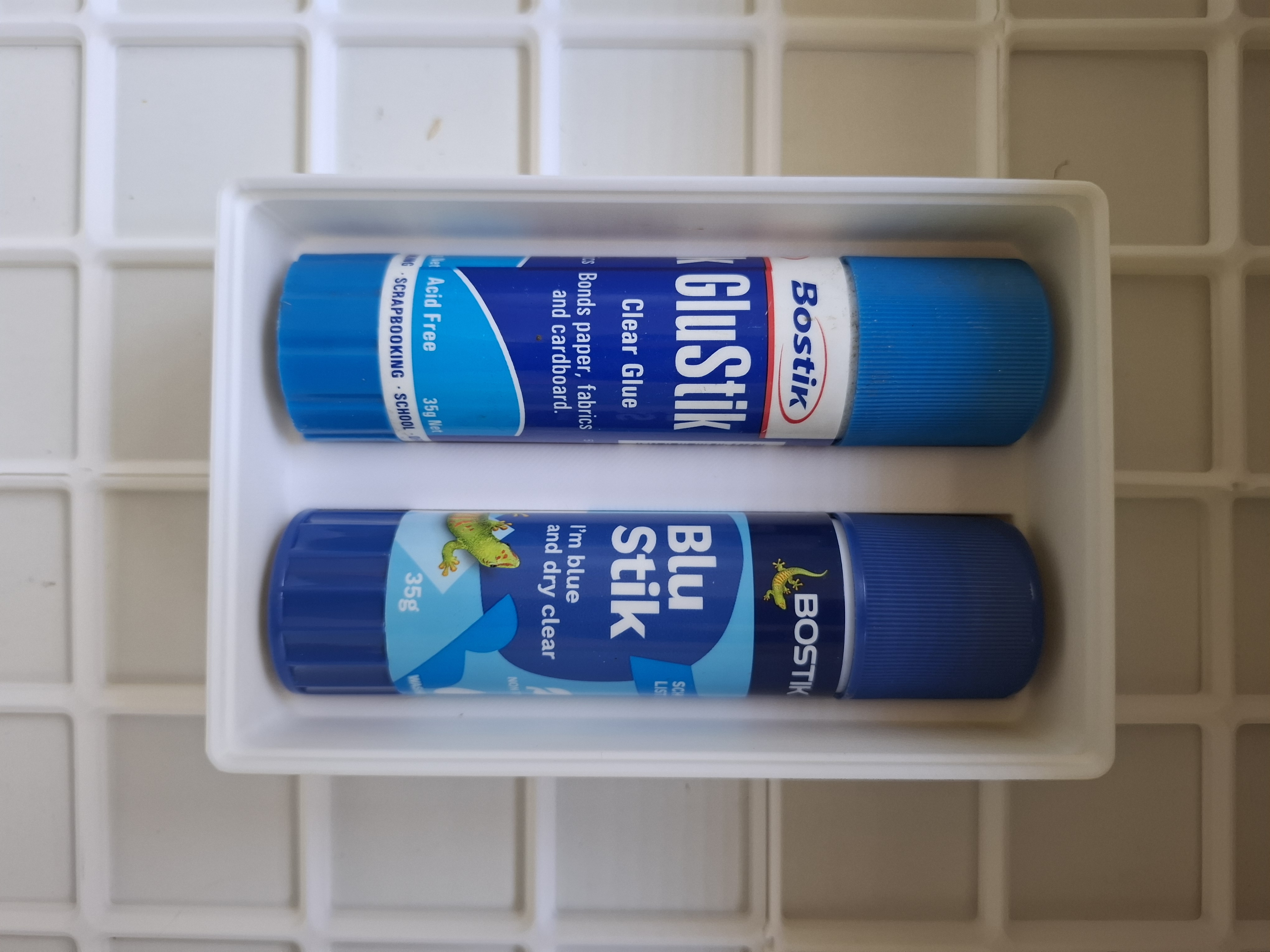 Bostick Large Glue Stick Holder - Stackable - Horizontal  116mm x 30 mm sticks