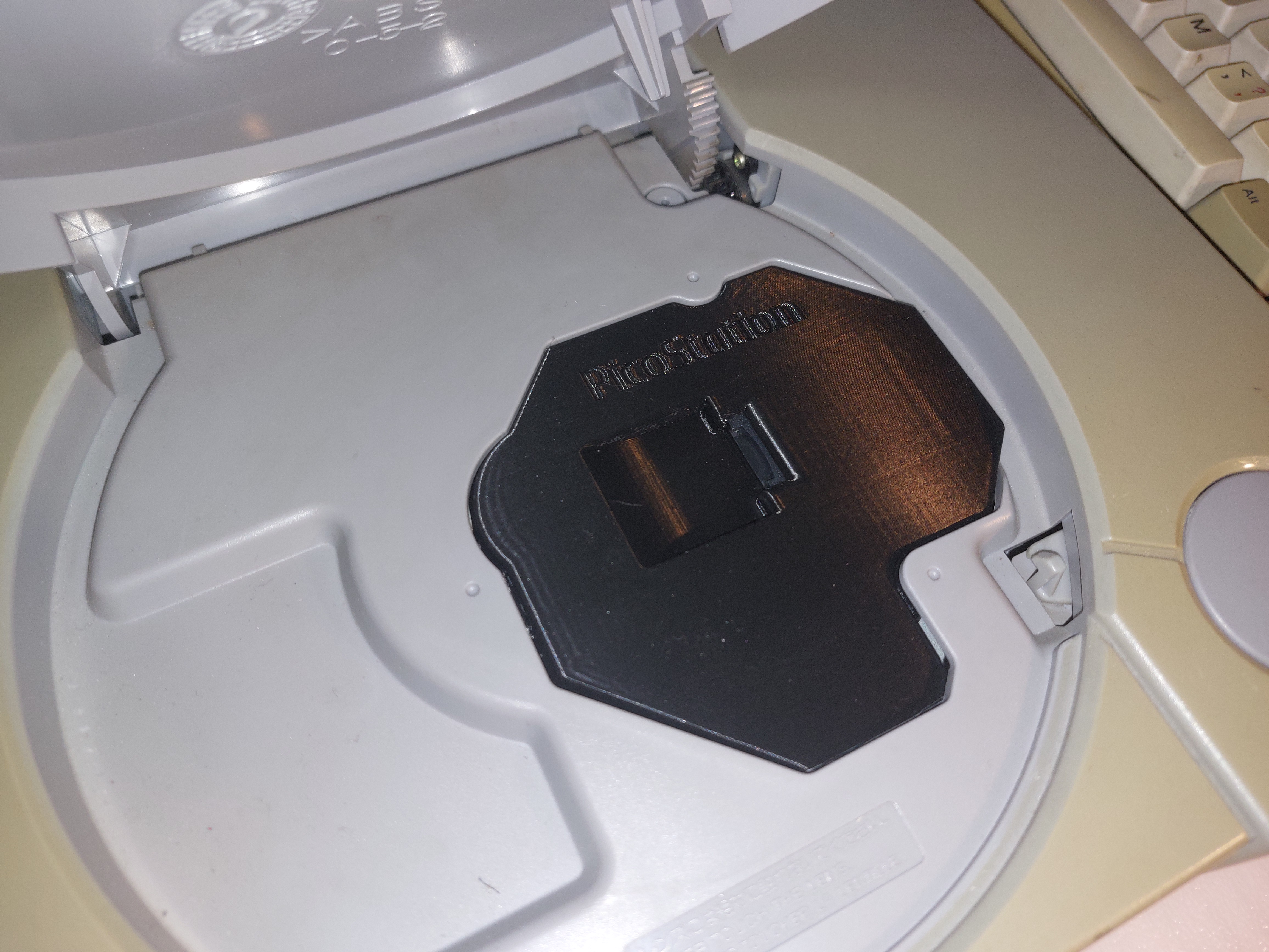 Playstation 1 Picostation mount using only SD to MicroSD card adapter