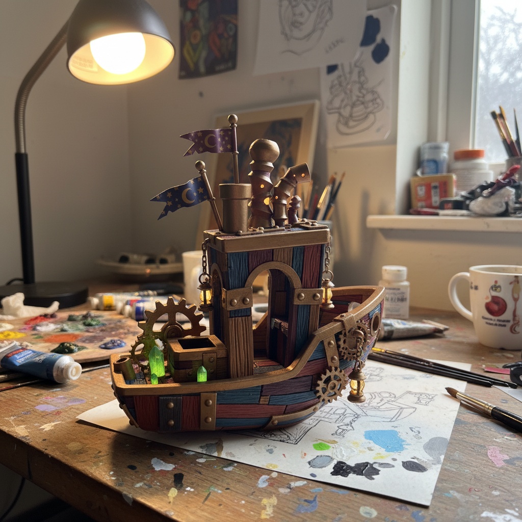 Howl’s Wandering Benchy – Steampunk on Steroids