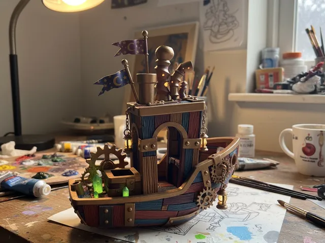 Howl’s Wandering Benchy – Steampunk on Steroids