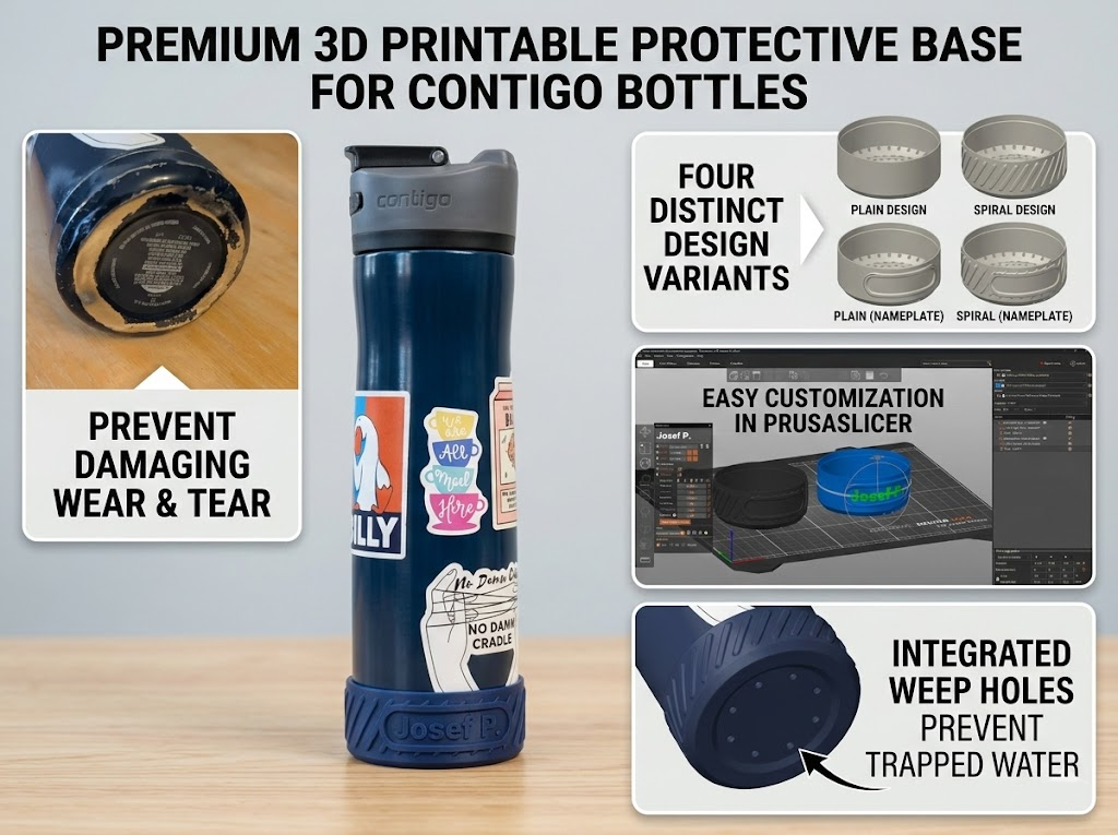 Protective Base for Contigo Water Bottles