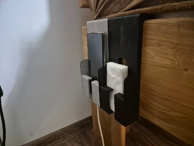 Bedside phone holder