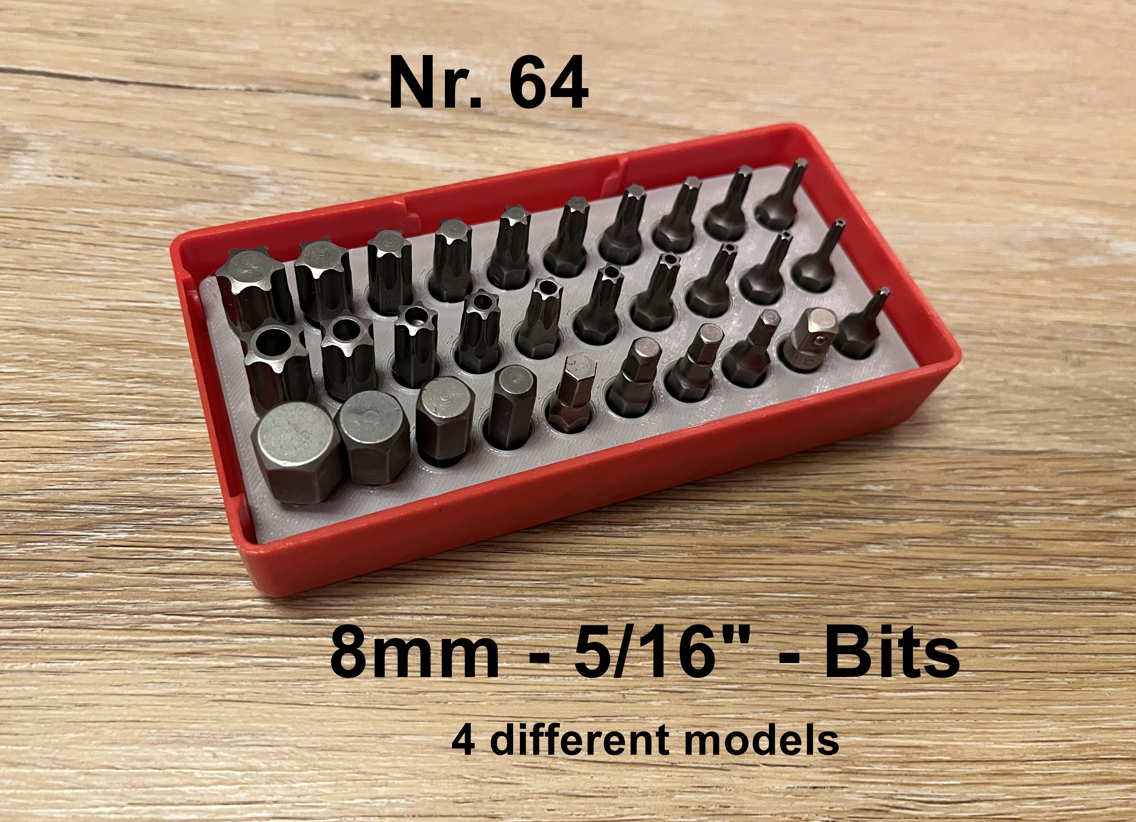 Lista-Box: Einsatz für 8mm - 5/16" Bits