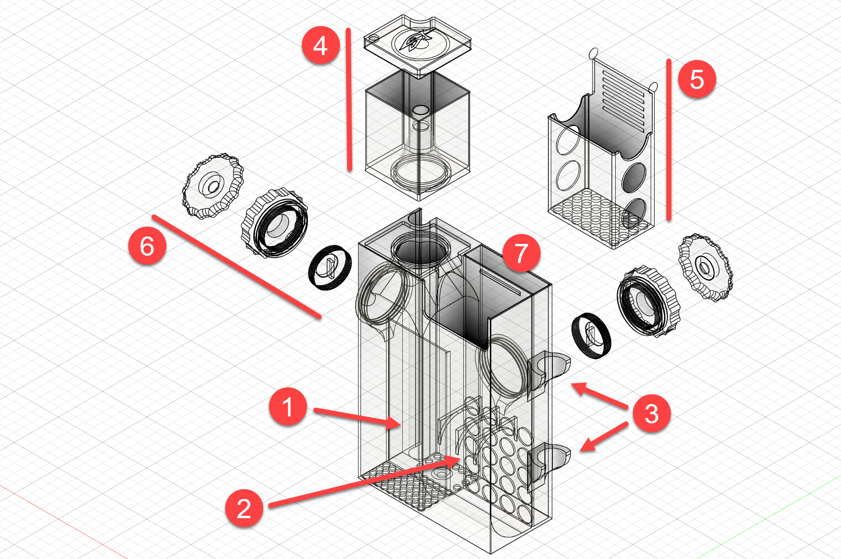 Skimmer & overflow - Compact version — miniatura 7
