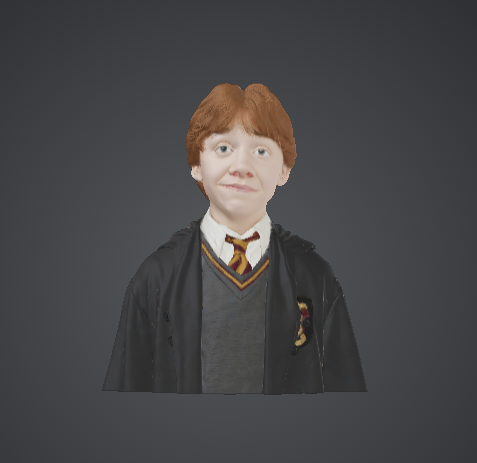Young Wizard Student Bust – Fantasy Magic Academy Character