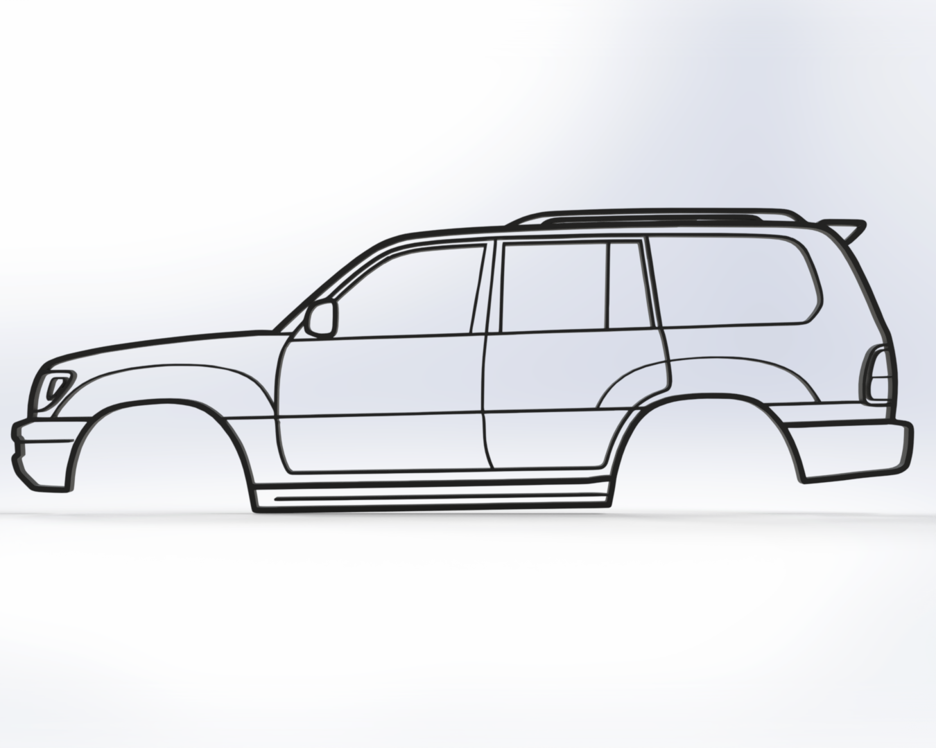 Lexus LX470 Wall Art