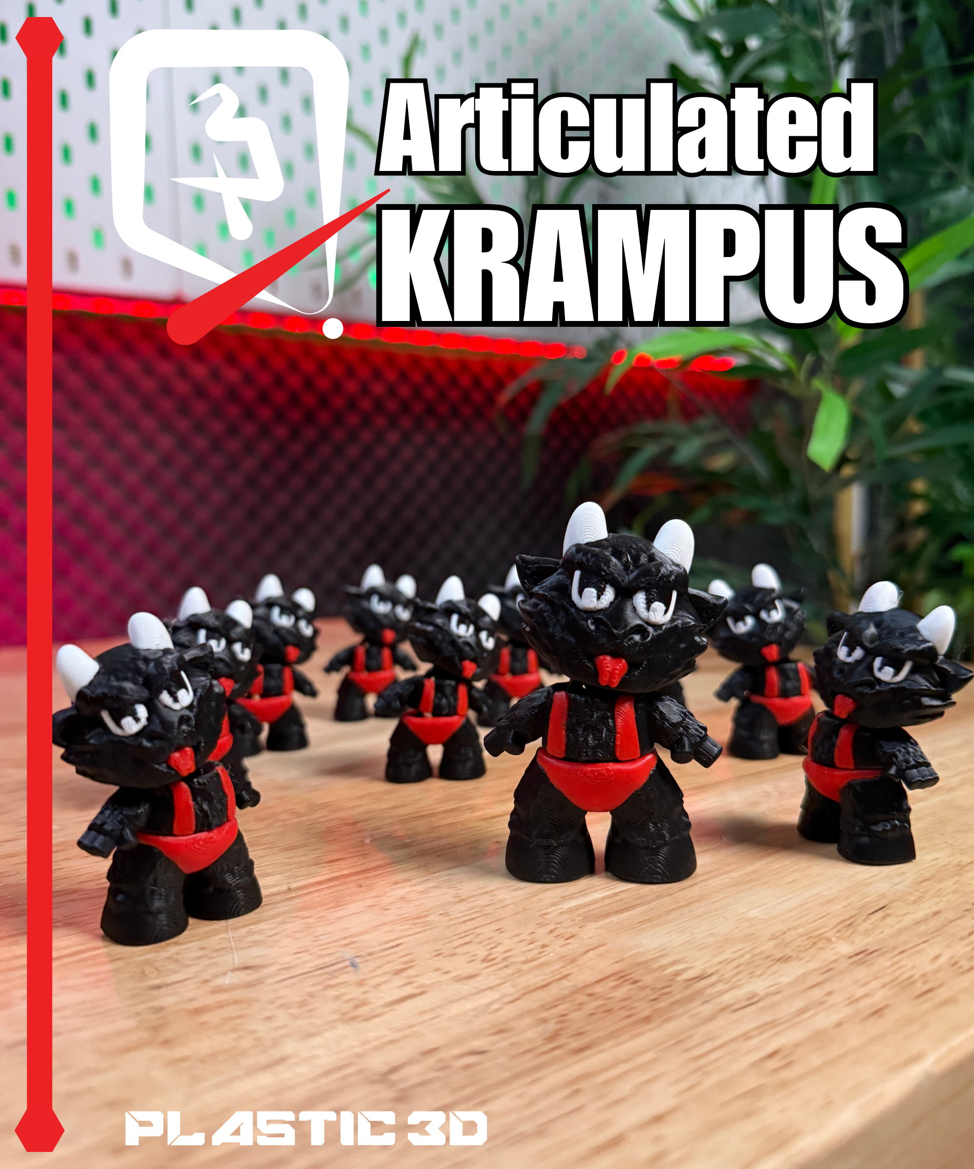 Articulated Krampus — The Naughty List's Cutest Enforcer