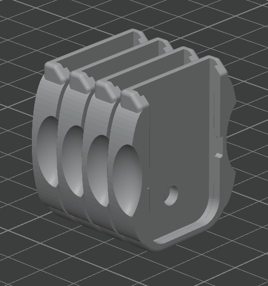 Glock 19, 17, 26 etc, Finger Groove Magazine Base Plate