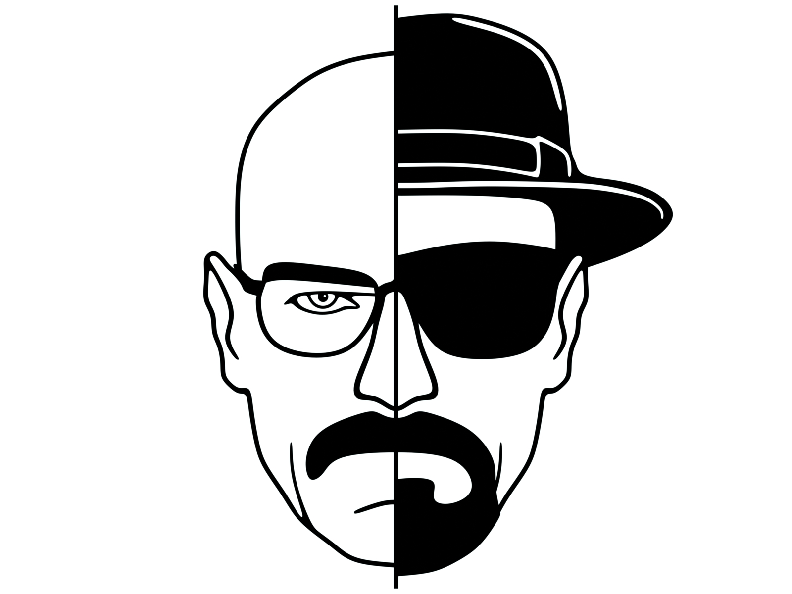 Walter White / Heisenberg 2D wall art