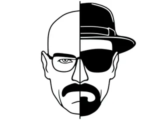 Walter White / Heisenberg 2D wall art