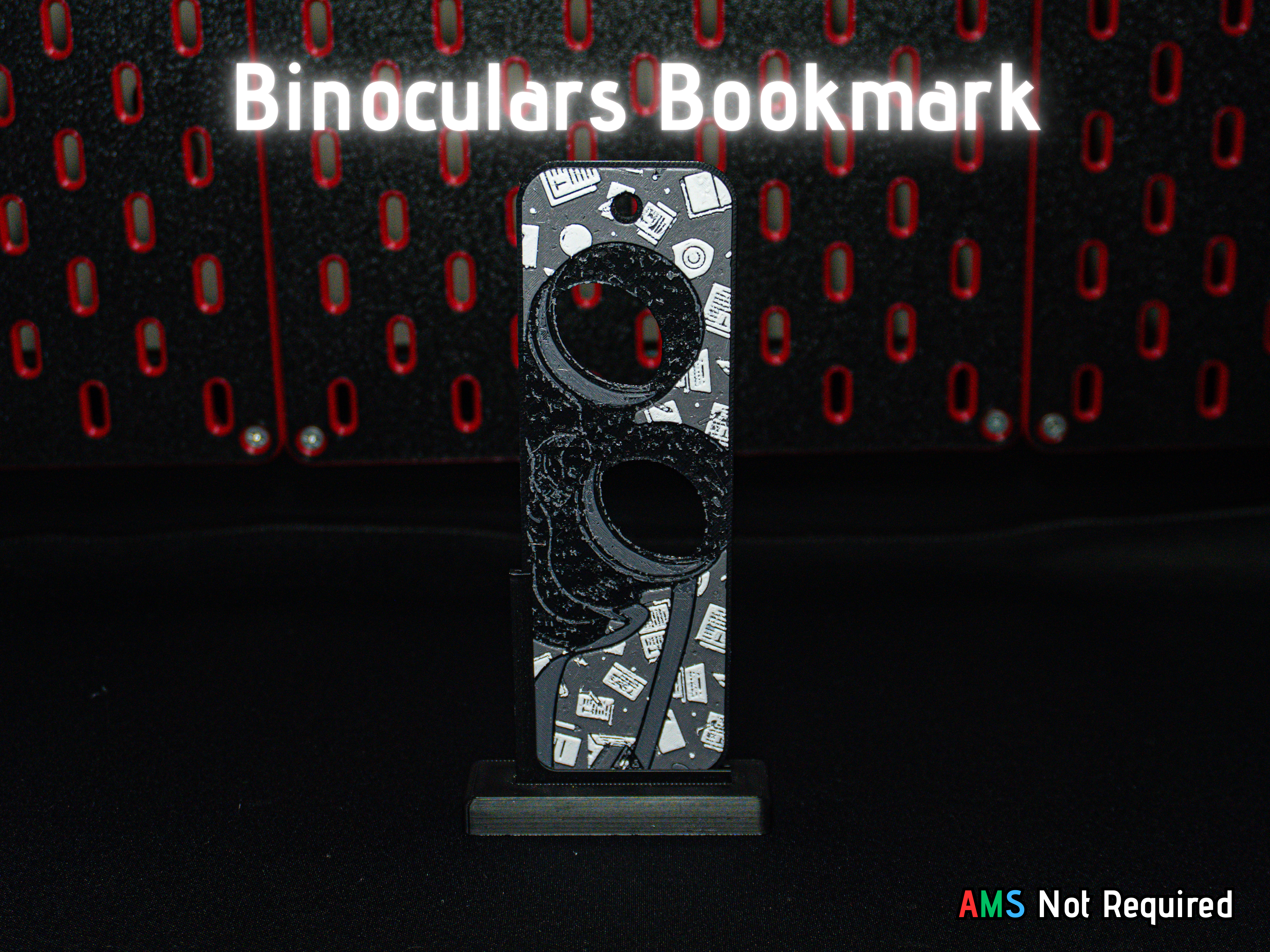 Binoculars Bookmark - Hueforge