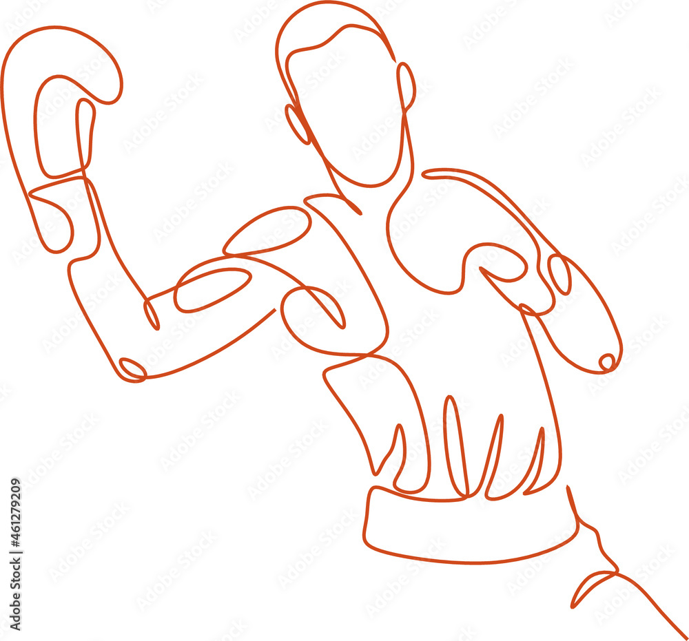 Boxing Line art Photo