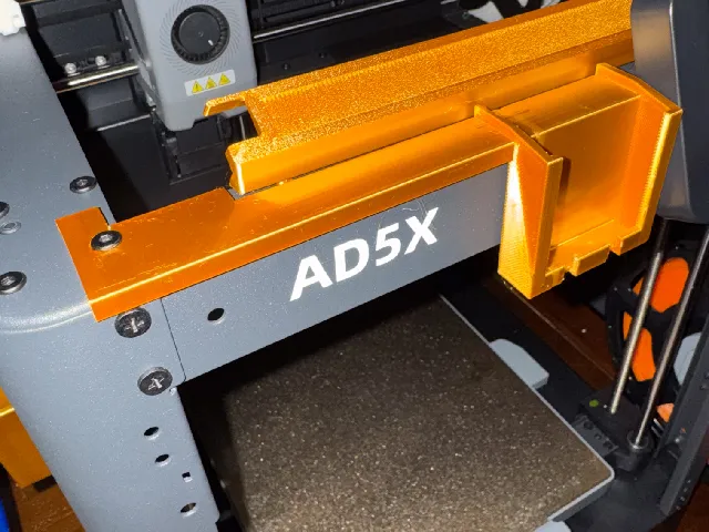 Flashforge AD5X Wyze V4 and V2 Mount, compatible with LED strip mount