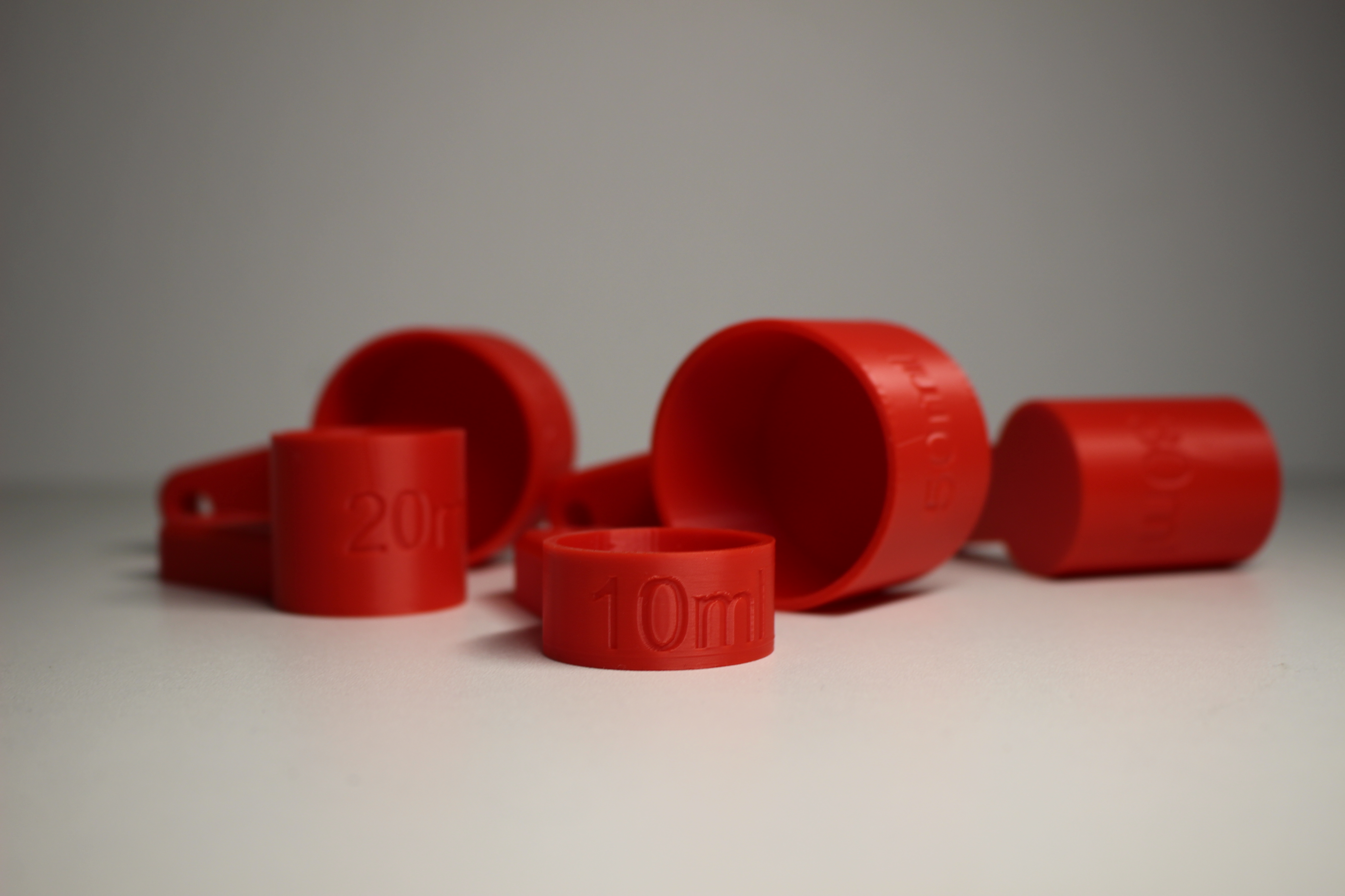 Miniatura 3 do modelo 3D Measuring Cups 10-50 ml