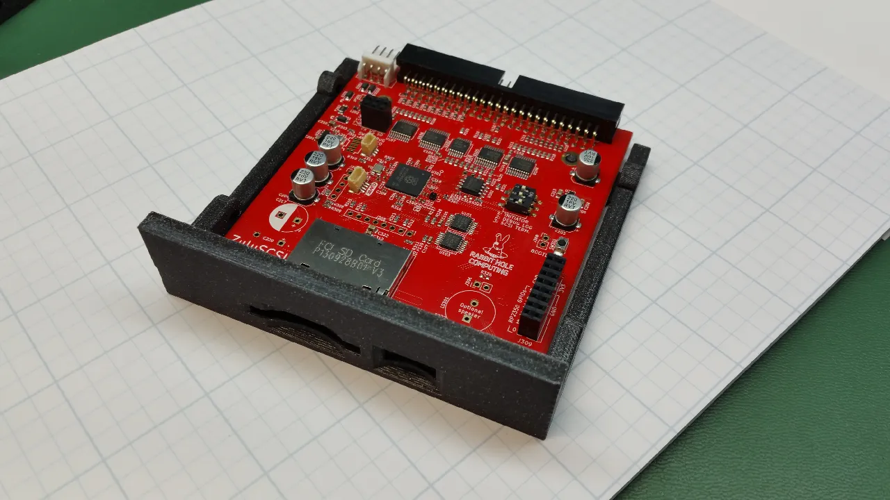 ZuluSCSI 3.5＂ Drive Bracket by DECromancer | Download free STL